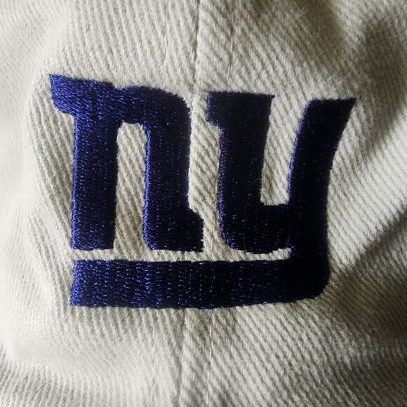 NY Giants Baseball Cap Adjustable Strap Beige NFL Fan Gear Headmost Never Worn K - Picture 4 of 9